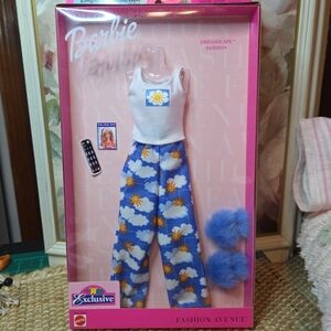 Barbie Fashion Avenue Outfit with Blue Cloud Pants